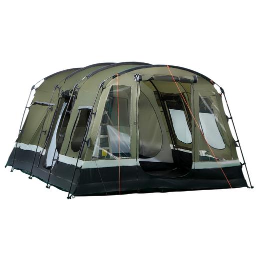 Outsunny - Tenda de campismo familiar 455x320x215 cm Verde