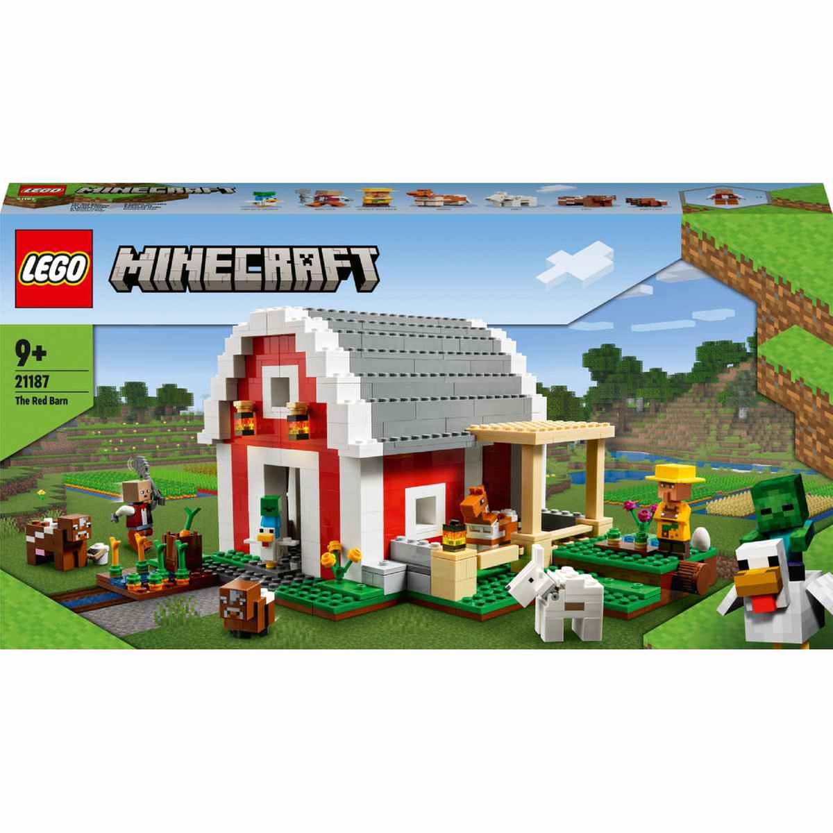 LEGO Minecraft - O celeiro vermelho - 21187 | LEGO MINECRAFT | Loja de  brinquedos e videojogos Online Toysrus