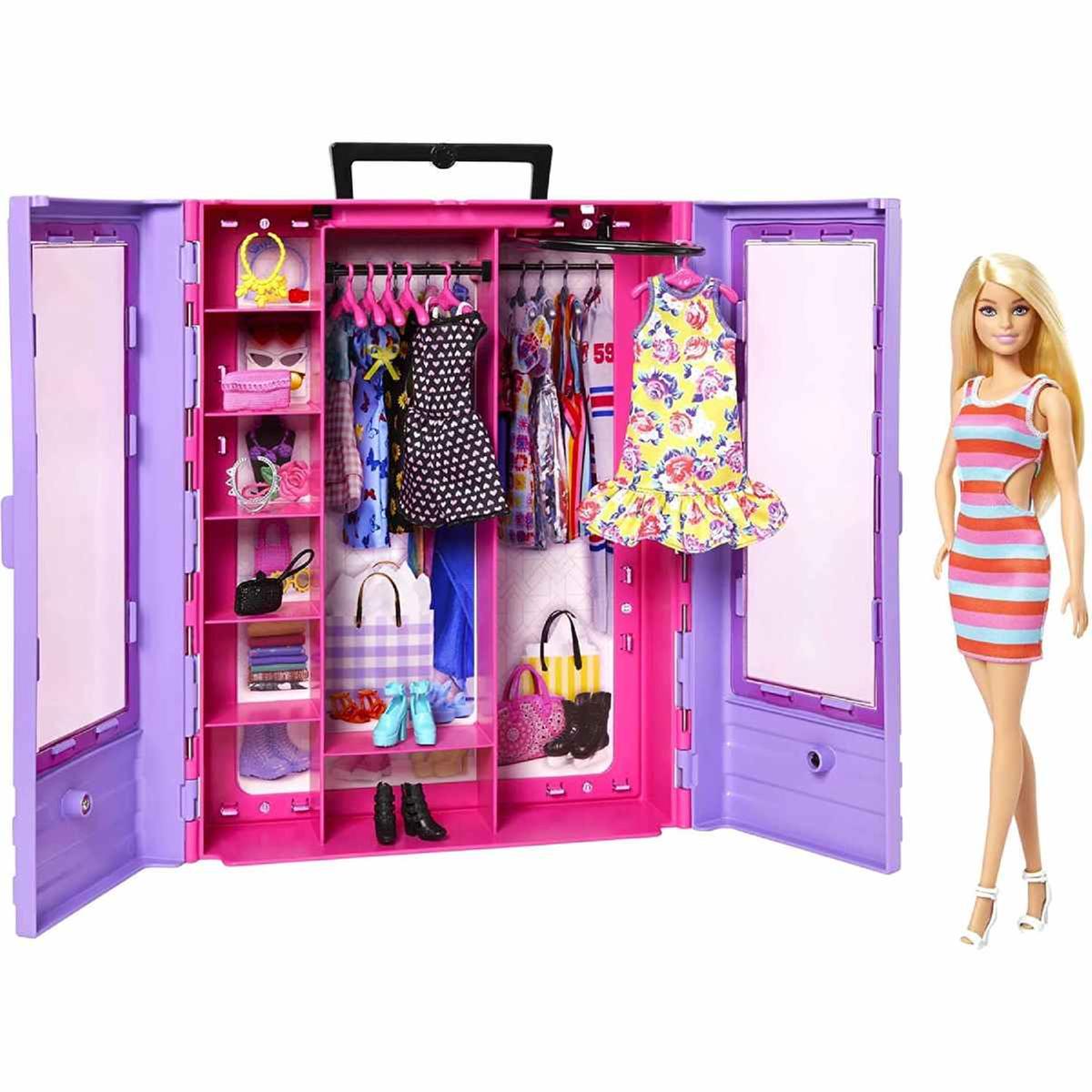 Barbie - Armario portátil | FASHIONISTAS | Loja de brinquedos e videojogos  Online Toysrus