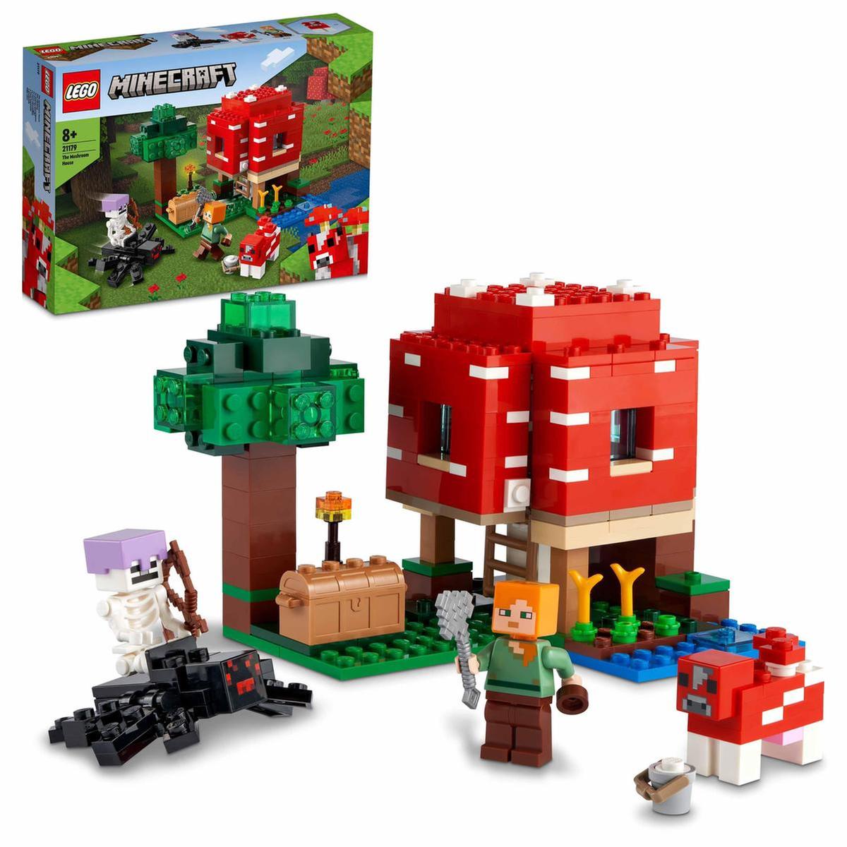 LEGO Minecraft - A Casa Cogumelo - 21179 | LEGO MINECRAFT | Loja de  brinquedos e videojogos Online Toysrus