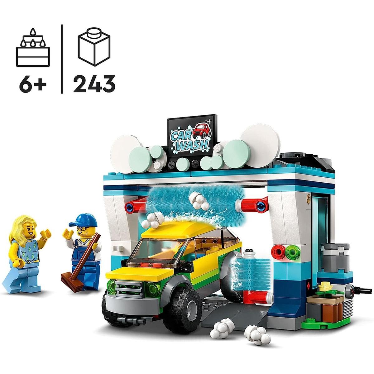 LEGO - Conjunto de construção de lava-rápidos LEGO City 60362 | LEGO CITY |  Loja de brinquedos e videojogos Online Toysrus