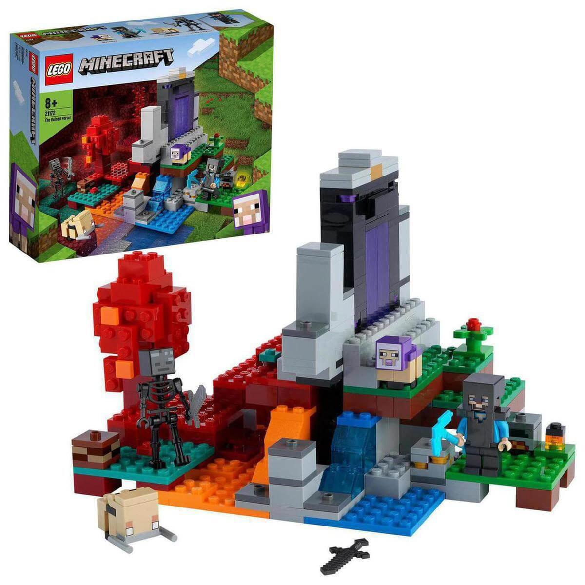 LEGO Minecraft - O portal em ruínas - 21172 | Minecraft | Loja de  brinquedos e videojogos Online Toysrus