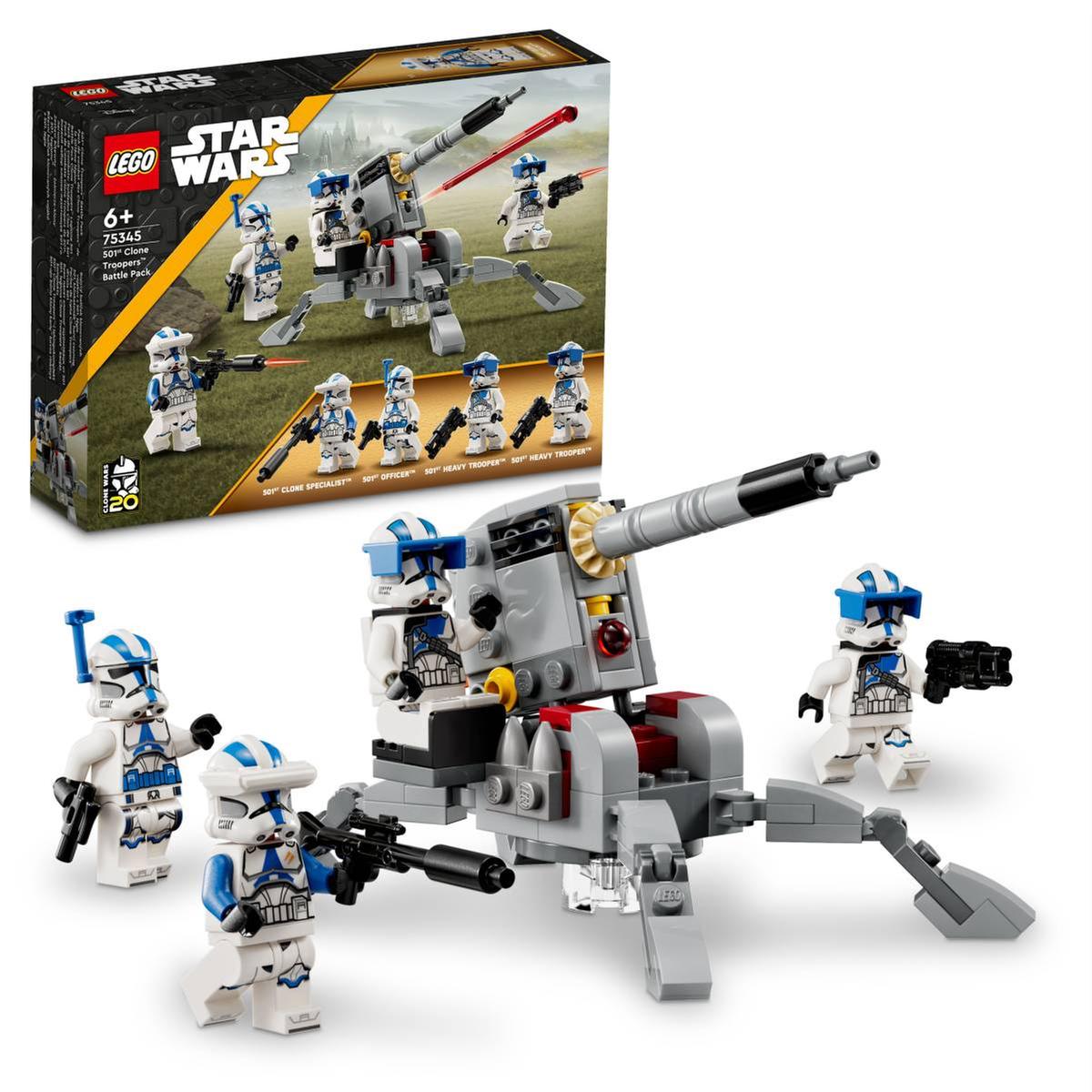 LEGO Star Wars - Pack de Combate: Clone Troopers da 501ª - 75345 | LEGO  STAR WARS | Loja de brinquedos e videojogos Online Toysrus