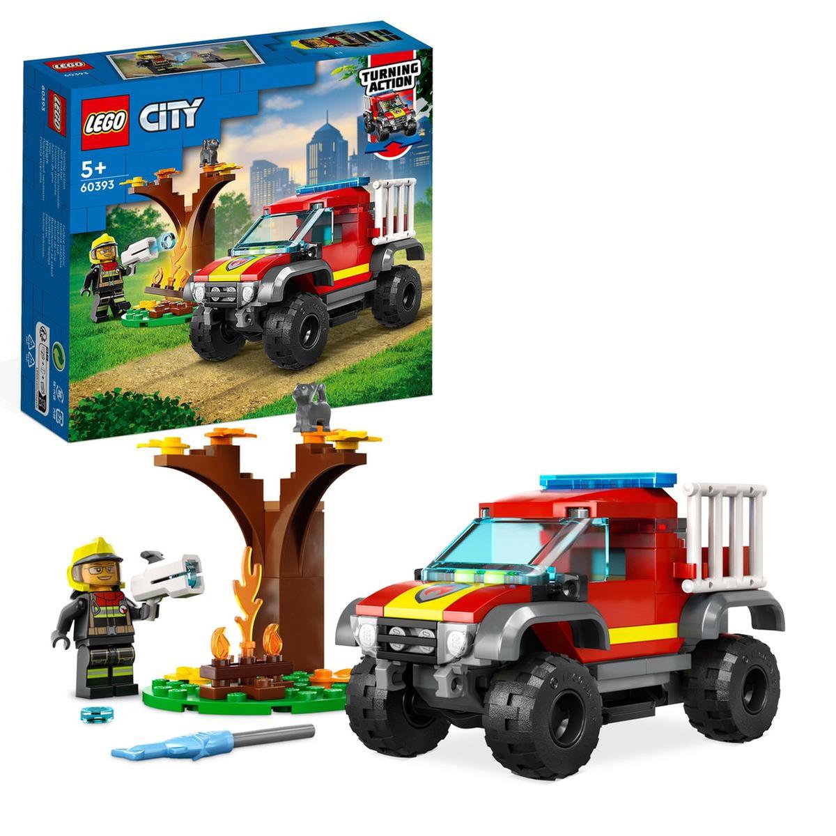LEGO City - Camião 4x4 de Resgate dos Bombeiros - 60393 | LEGO CITY | Loja  de brinquedos e videojogos Online Toysrus