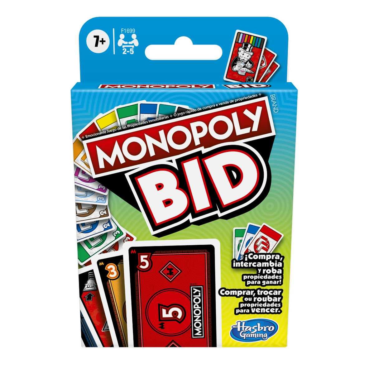 Monopoly - Bid | MONOPOLY | Loja de brinquedos e videojogos Online Toysrus