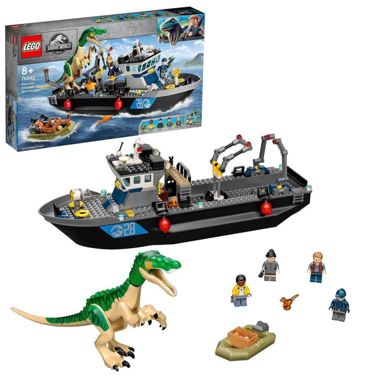LEGO Jurassic World - Fuga do Barco do Dinossauro Baryonyx - 76942 | LEGO  DINO | Loja de brinquedos e videojogos Online Toysrus