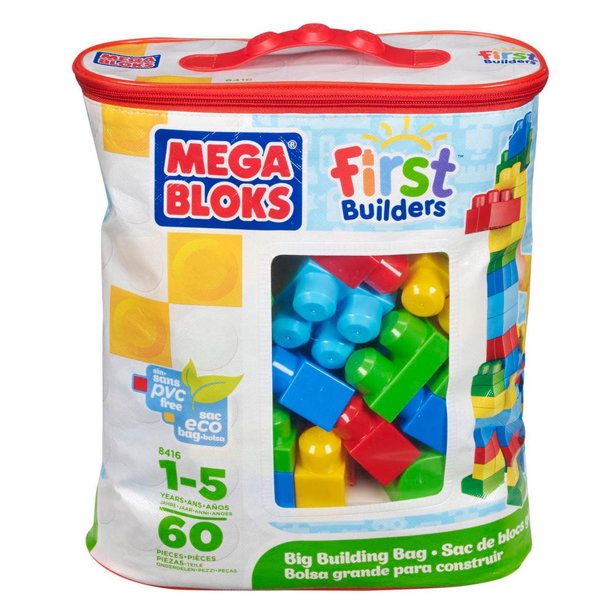 Mega Bloks - Bolsa Maxi 60 Peças Azul | Megablocks não licenças | Loja de  brinquedos e videojogos Online Toysrus