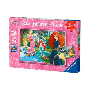 Ravensburger - Princesas Disney - Puzzle 2x12 peças