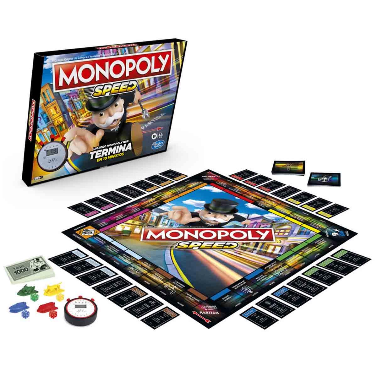 Monopoly - Speed | MONOPOLY | Loja de brinquedos e videojogos Online Toysrus