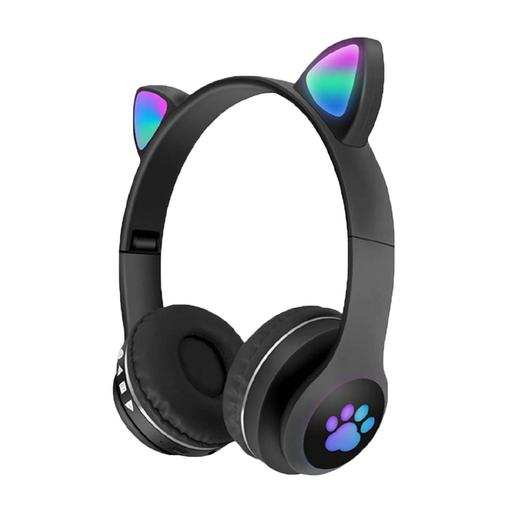 Auscultadores orelhas de gato bluetooth preto | AUSCULTADORES | Loja de  brinquedos e videojogos Online Toysrus