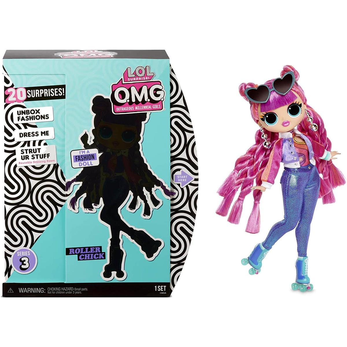 LOL Surprise - Roller Chick Boneca Fashion OMG Série 3 | L.O.L | Loja de  brinquedos e videojogos Online Toysrus