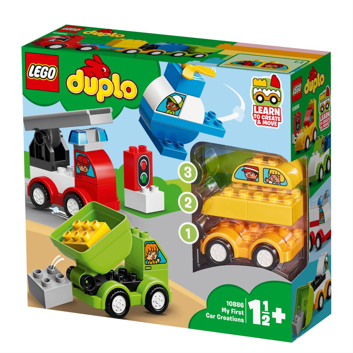 LEGO DUPLO - As Minhas Primeiras Criações de Veículos - 10886 | Duplo My  First | Loja de brinquedos e videojogos Online Toysrus