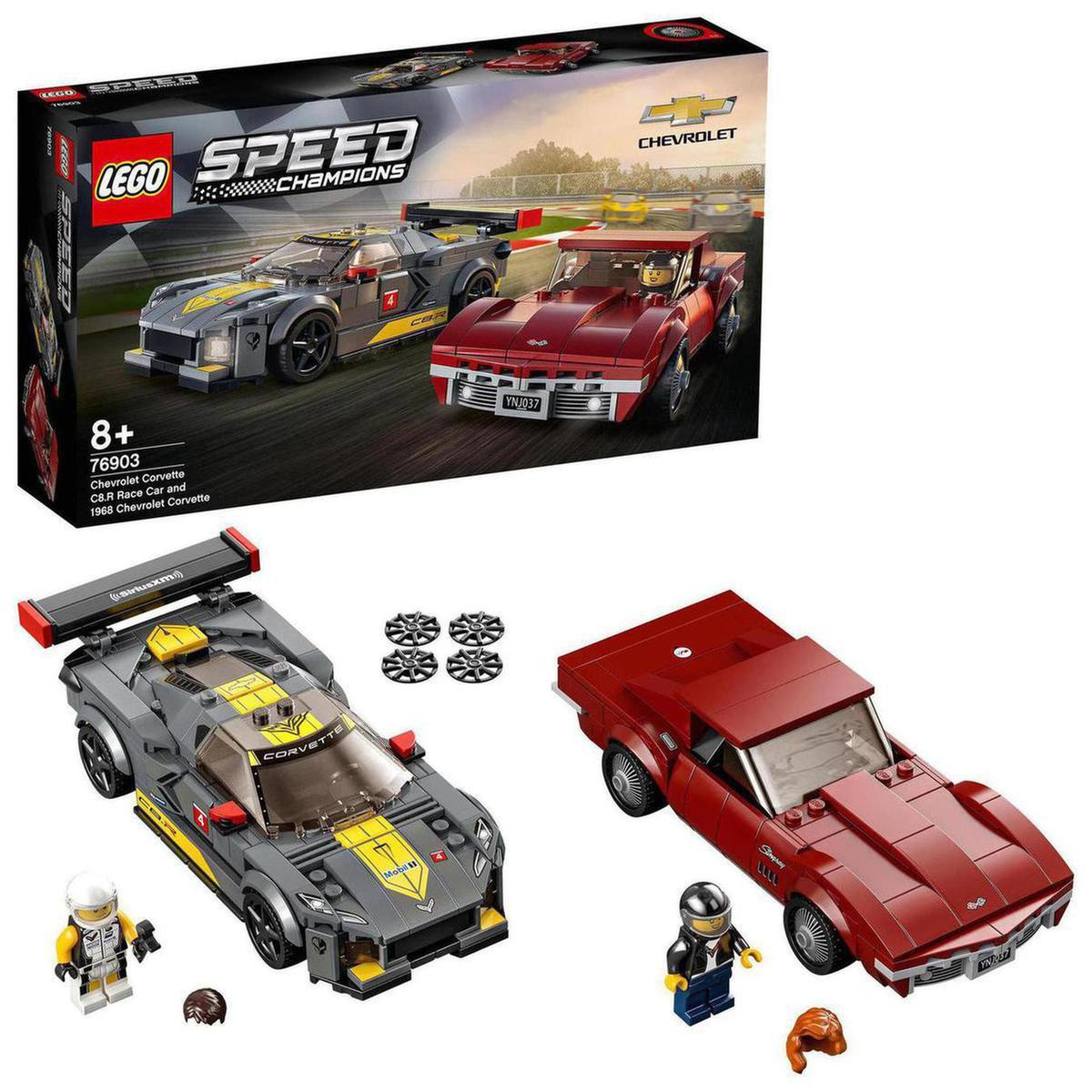 LEGO Speed Champions - Desportivo Chevrolet Corvette C8.R e Chevrolet  Corvette de 1968 - 76903 | LEGO RACERS | Loja de brinquedos e videojogos  Online Toysrus