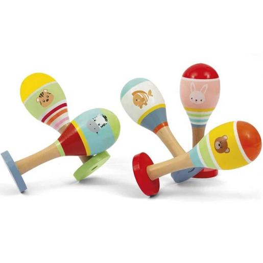 Wood'n'Play - Maracas de madeira: instrumento musical rítmico e divertido  (Vários modelos) | Imagination discovery | Loja de brinquedos e videojogos  Online Toysrus