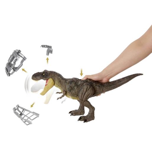 Jurassic World - Figura dinossauro T-Rex passo e ataque | JURASSIC WORLD |  Loja de brinquedos e videojogos Online Toysrus