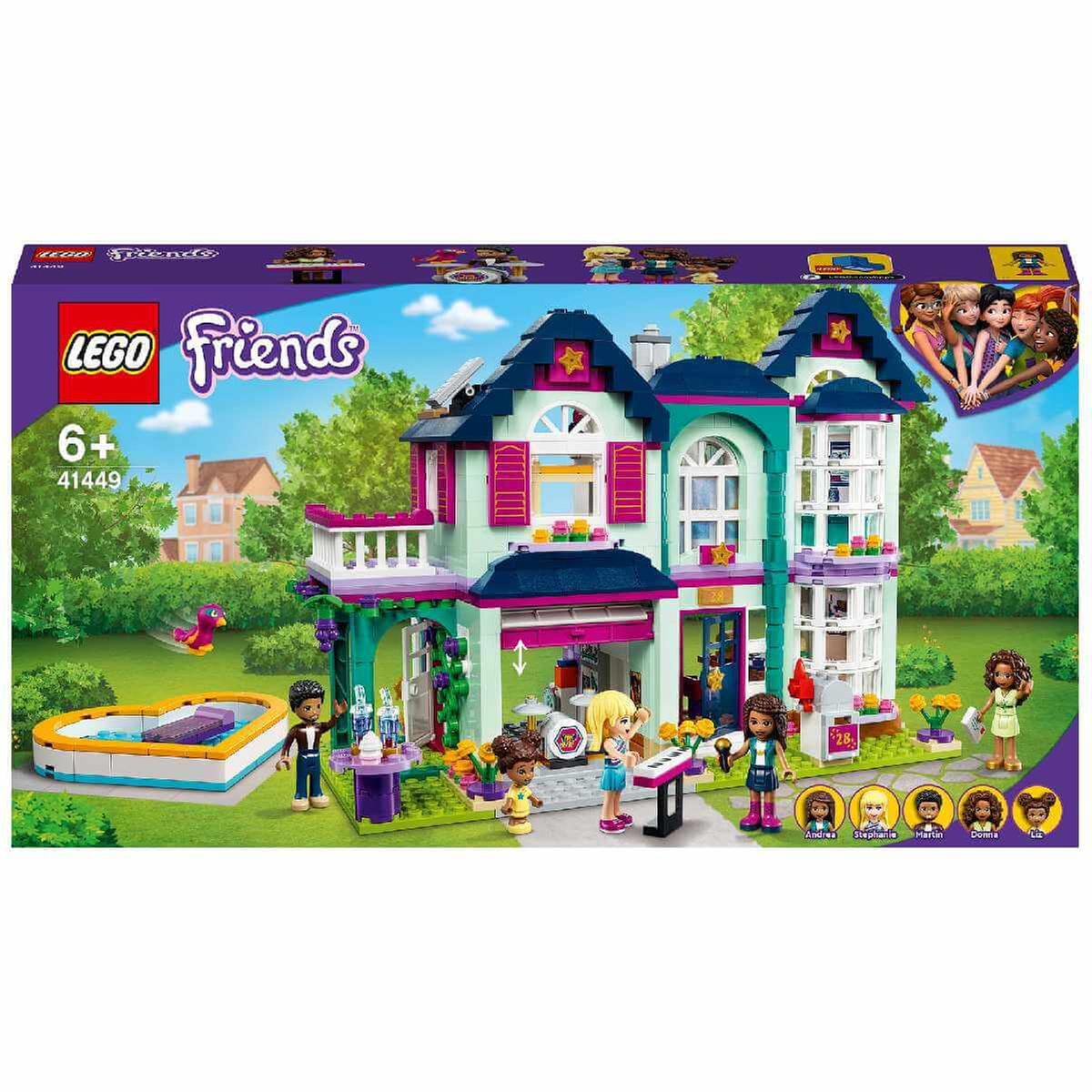 LEGO Friends - Casa da família da Andrea - 41449 | LEGO FRIENDS | Loja de  brinquedos e videojogos Online Toysrus