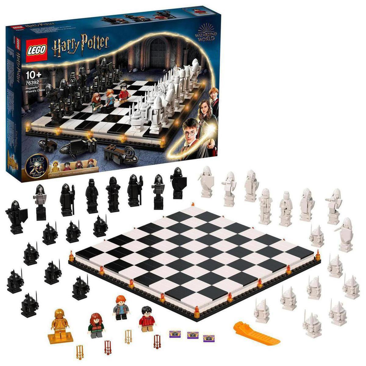 Jogo de Xadrez dos Feiticeiros de Hogwarts™ 76392 LEGO® Harry