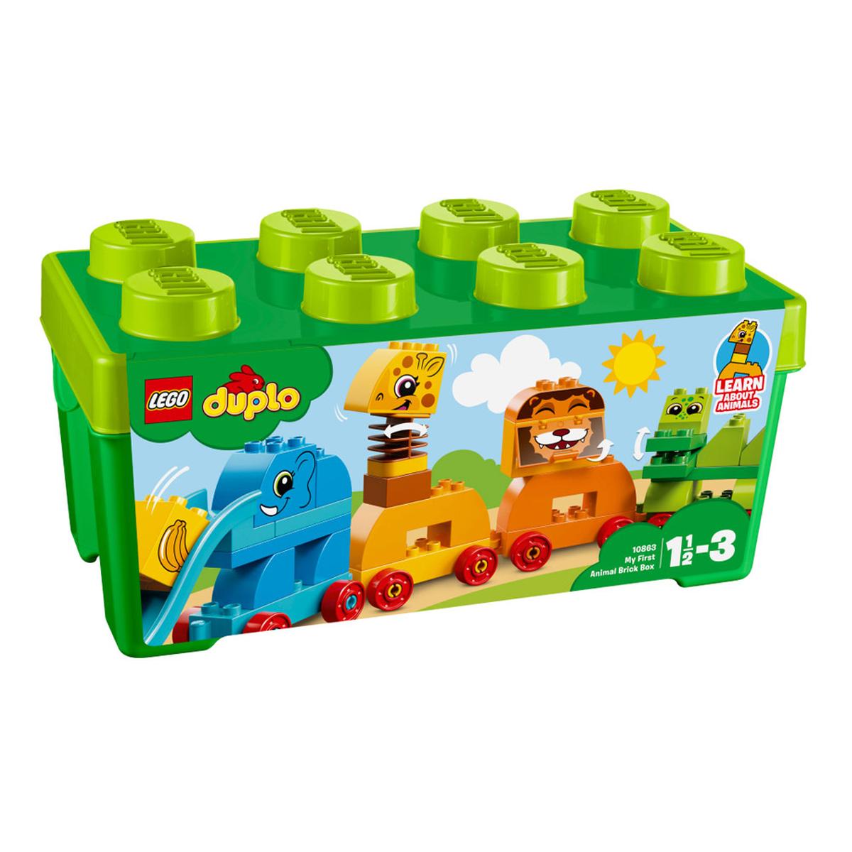 LEGO DUPLO - A Minha Primeira Caixa com Peças de Animais - 10863 | Duplo  tijolos e placas | Loja de brinquedos e videojogos Online Toysrus