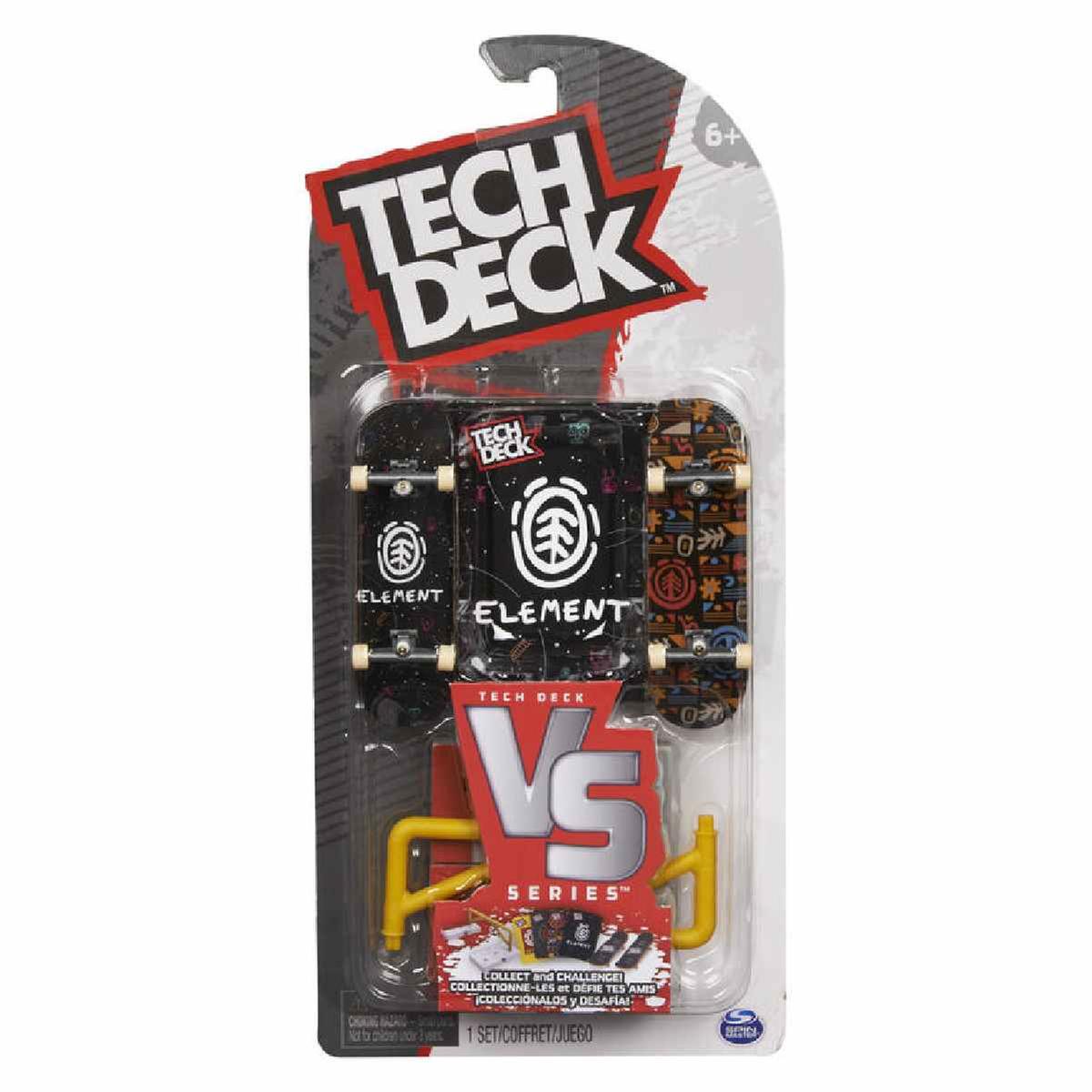 Tech Deck - Pack 2 mini skates de dedo versão Versus - Element | Concentra  | Loja de brinquedos e videojogos Online Toysrus