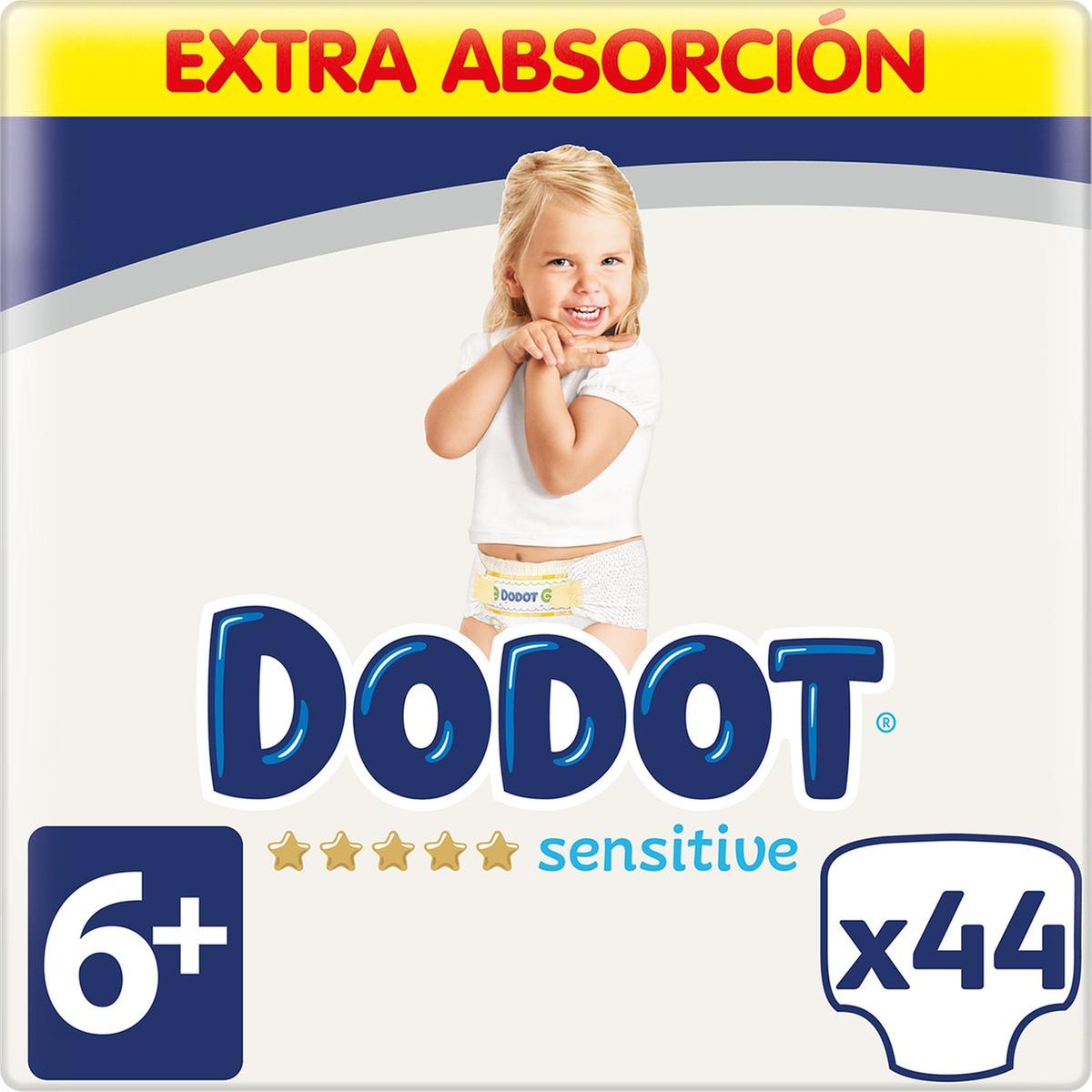 Dodot - Fraldas Sensitive Extra T6+ (14+kg) 44 Unidades | Recém-nascido |  Loja de brinquedos e videojogos Online Toysrus