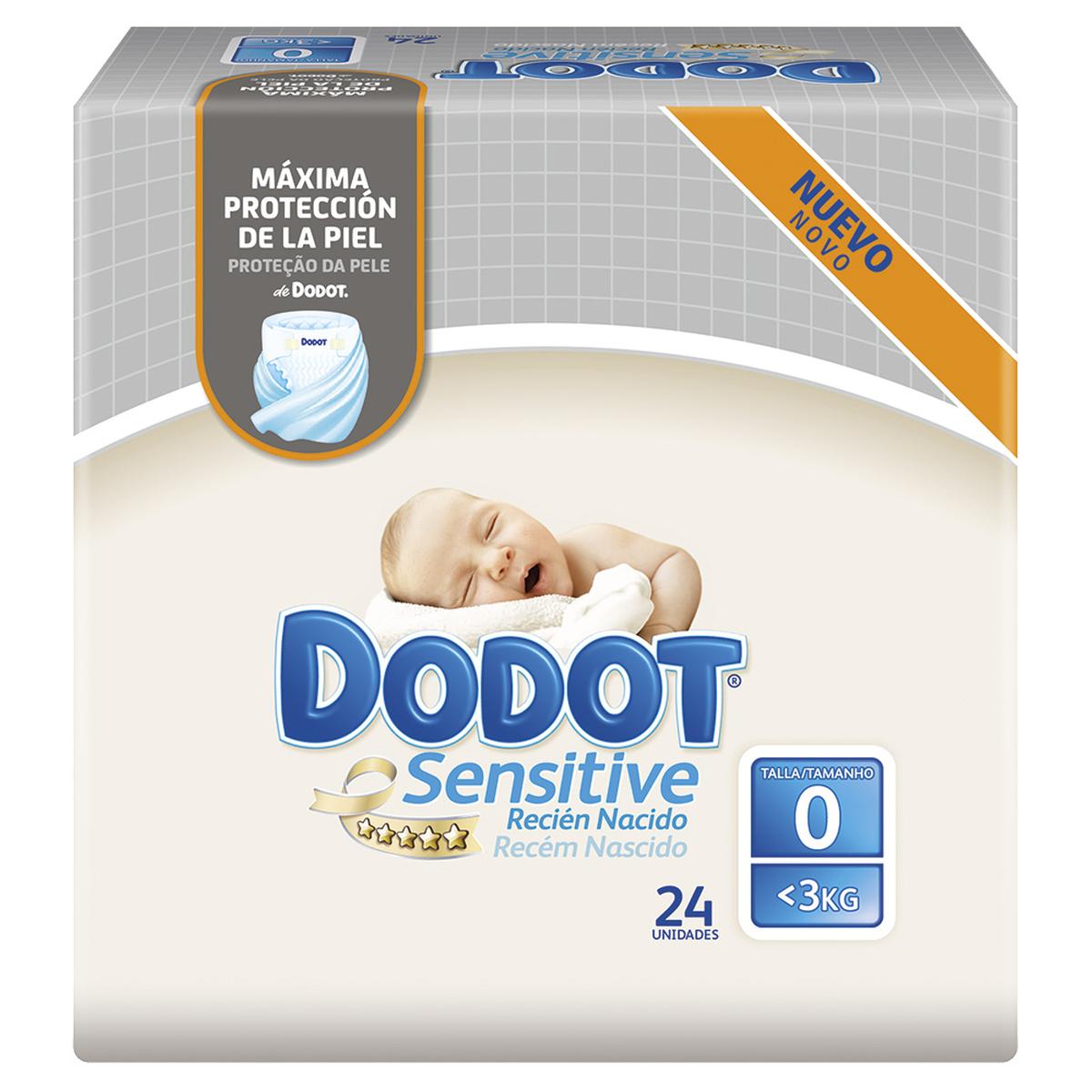 Dodot - Fraldas Sensitive Recém Nascido T0 (1.5-2.5 kg) 24 unidades. | Recém -nascido | Loja de brinquedos e videojogos Online Toysrus