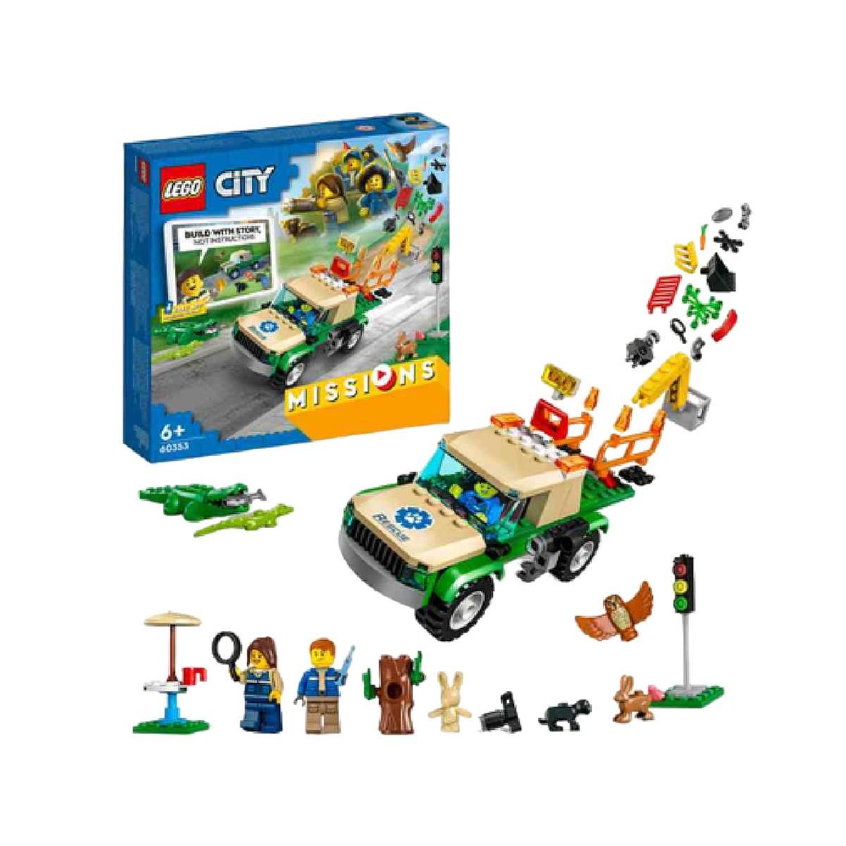 LEGO City - Missions: Resgate de Animais Selvagens - 60353 | LEGO CITY |  Loja de brinquedos e videojogos Online Toysrus
