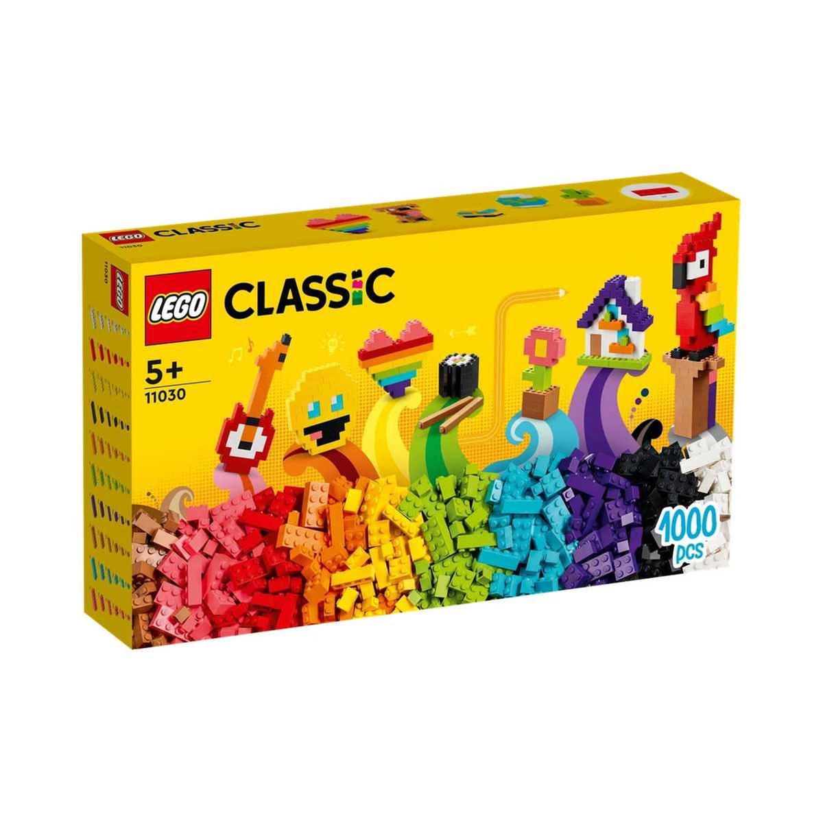 LEGO - Jogo de construção LEGO Classic Tijolos aos Montes, carro, casa,  papagaio, flores e mais, 11030 | LEGO OUTRAS LINHAS | Loja de brinquedos e  videojogos Online Toysrus