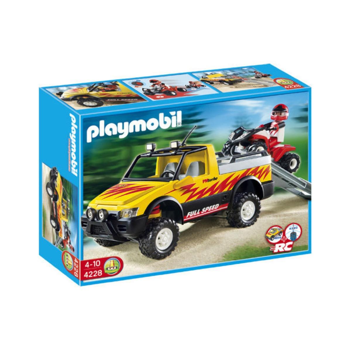 Playmobil - Pick-Up com quad de corrida 4228 | CITY ACTION CARGA | Loja de  brinquedos e videojogos Online Toysrus