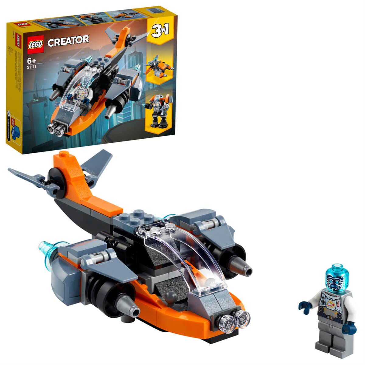 LEGO Creator - Ciberdrone - 31111 | LEGO CREATOR | Loja de brinquedos e  videojogos Online Toysrus