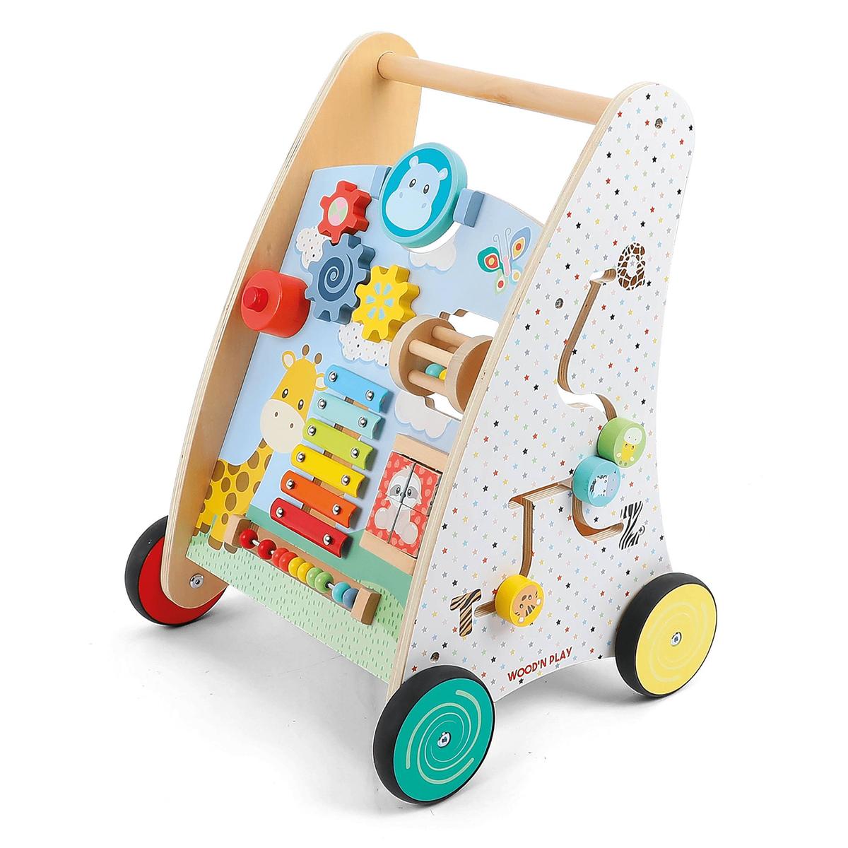 WoodnPlay - Andador de madeira com atividades | Imagination discovery |  Loja de brinquedos e videojogos Online Toysrus