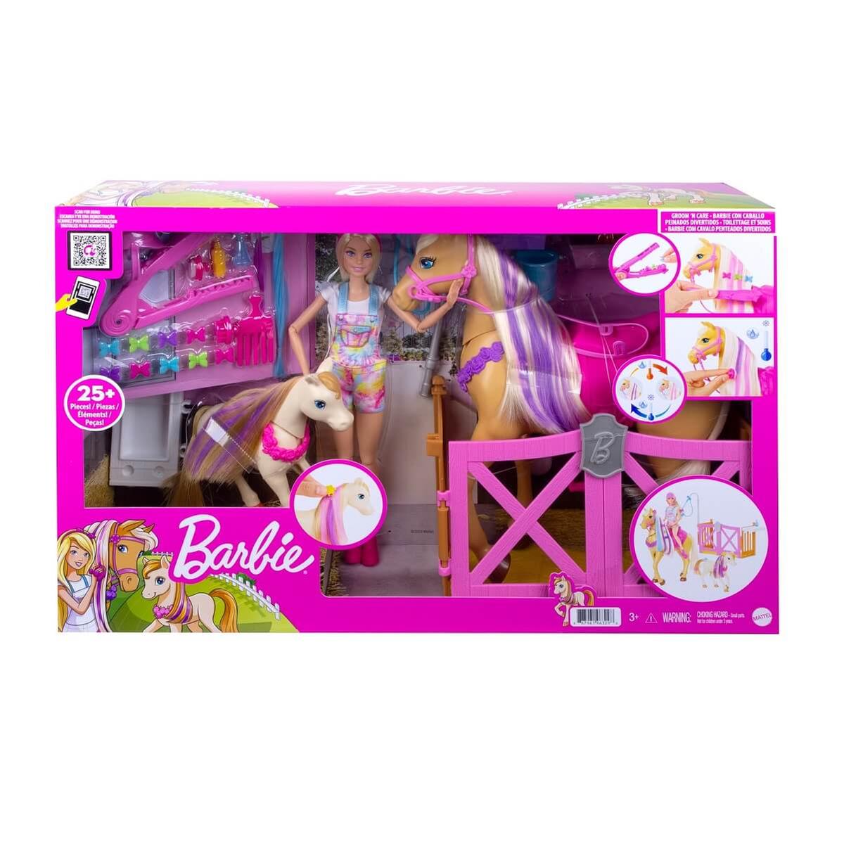 Barbie - Boneca com cavalo e ponei | ANIMAIS E PELUCHES | Loja de  brinquedos e videojogos Online Toysrus