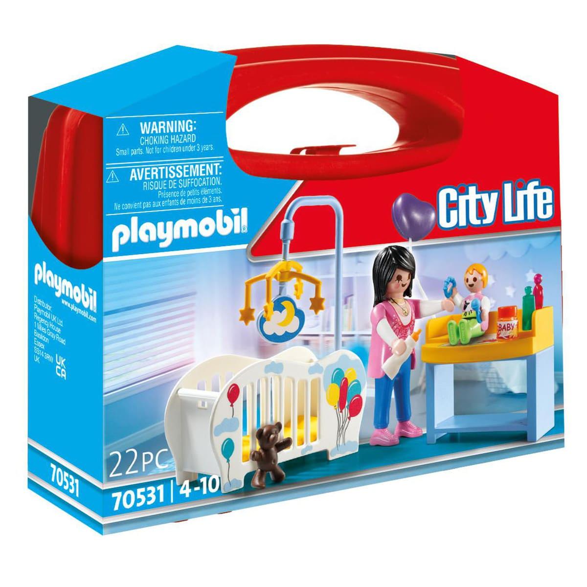 Playmobil - Maleta Quarto de Bebé 70531 | CITY LIFE VIDA NA CIDADE | Loja  de brinquedos e videojogos Online Toysrus