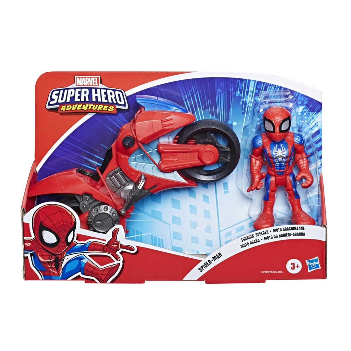 Marvel - Spider-Man e Mota Aranha Super Hero Adventures | PLAYSKOOL HEROES  | Loja de brinquedos e videojogos Online Toysrus