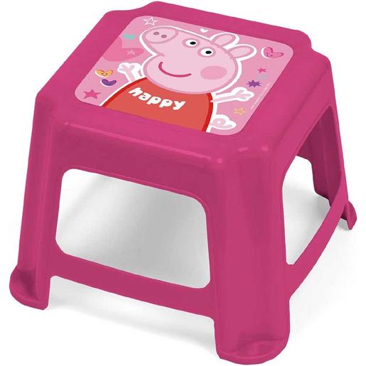 Porquinha Peppa - Banquinho infantil de plástico 27x27x21cm Peppa Pig ㅤ |  Mesas e cadeiras de plástico | Loja de brinquedos e videojogos Online  Toysrus