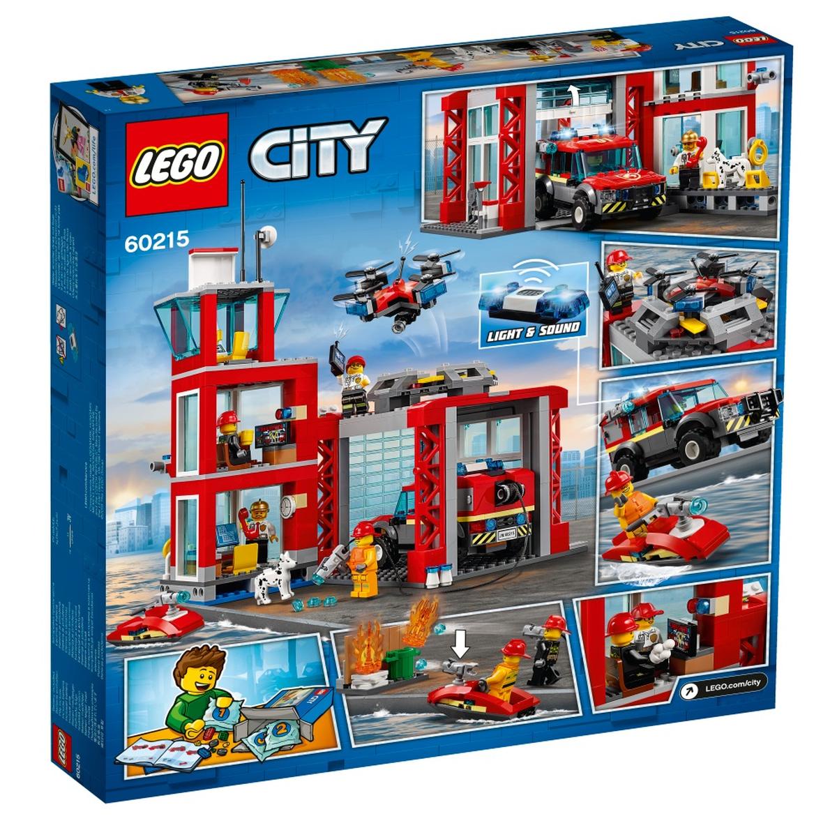 LEGO City - Quartel dos Bombeiros - 60215 | LEGO CITY | Loja de brinquedos  e videojogos Online Toysrus