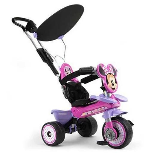 Injusa - Minnie Mouse - Triciclo desportivo evolutivo Baby Minnie com  guarda-sol e pega parental. ㅤ | TRICICLOS | Loja de brinquedos e videojogos  Online Toysrus