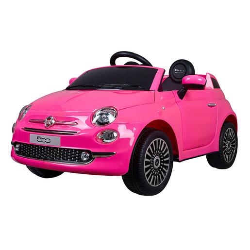 Carro infantil elétrico Fiat 500 Rosa | Tudo o que quiseres para brincar na  rua | Loja de brinquedos e videojogos Online Toysrus