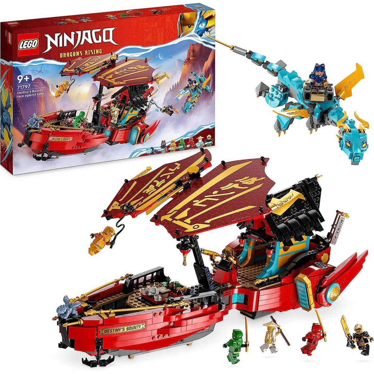 LEGO - Ninjago - Corrida contra o tempo: Veículo para construir brinquedo  de assalto Ninja com figuras de Dragão 71797 | LEGO NINJAGO | Loja de  brinquedos e videojogos Online Toysrus