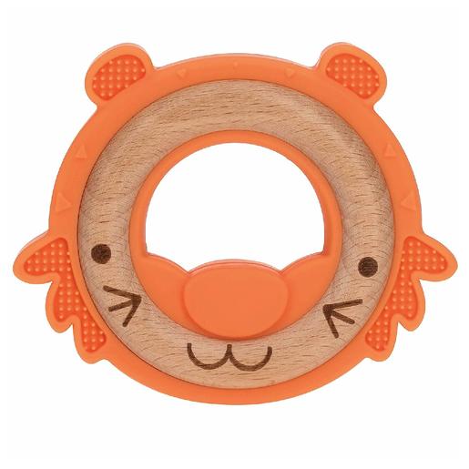 Nuby - Mordedor de madeira e silicone com forma de tigre | Mordedores |  Loja de brinquedos e videojogos Online Toysrus