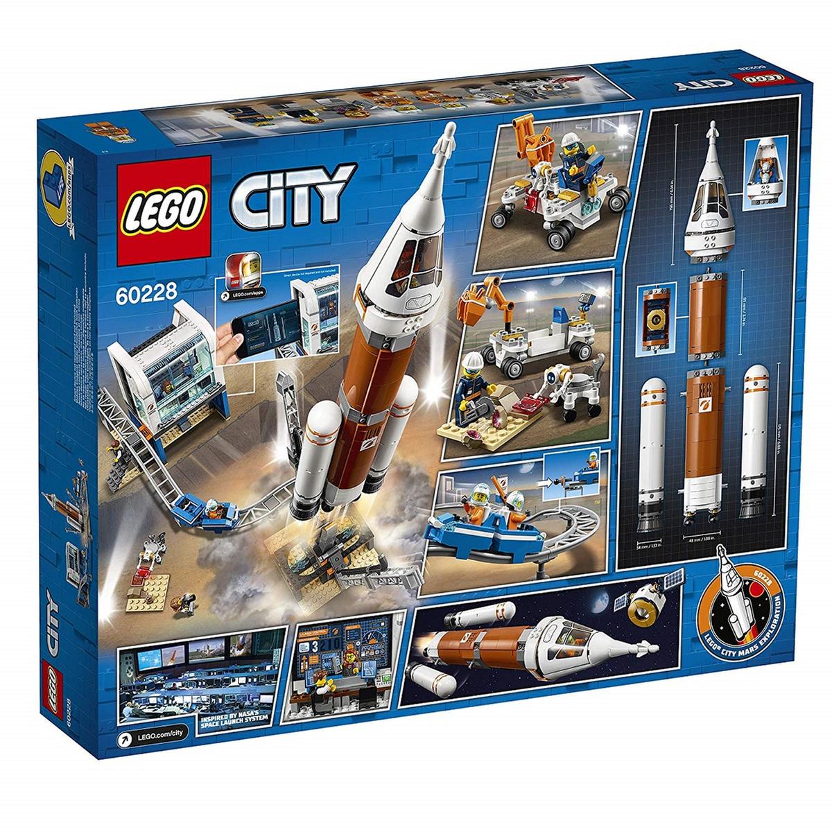 LEGO City - Foguete Espacial de Longa Distância e Centro de Controlo -  60228 | LEGO | Loja de brinquedos e videojogos Online Toysrus