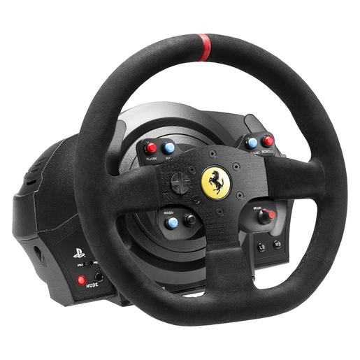 Thrustmaster - Volante e Pedais T300 Ferrari Edição Alcantara