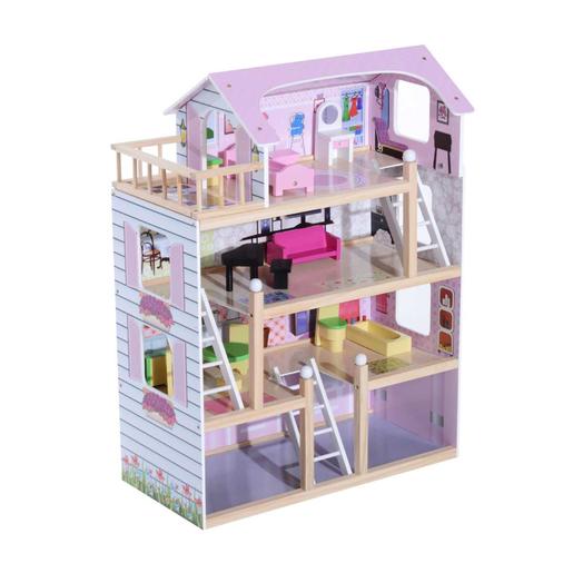 Homcom - Casinha de Bonecas para Brincar | YM casa de bonecas | Loja de  brinquedos e videojogos Online Toysrus