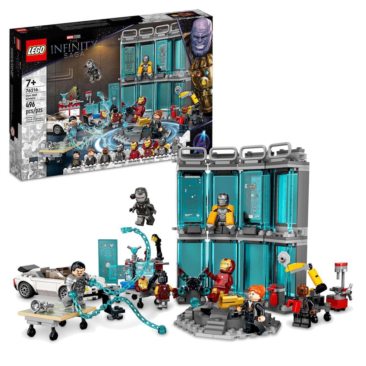 LEGO Marvel Os Vingadores - Depósito de Armas de Iron Man - 76216 | LEGO  MARVEL SUPER HEROES | Loja de brinquedos e videojogos Online Toysrus