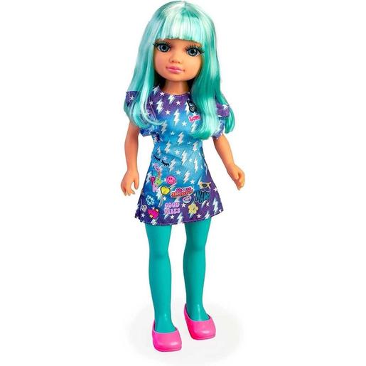 Famosa - Boneca Nancy Neon Blue com cabelo para pentear e looks modernos ㅤ  | NANCY | Loja de brinquedos e videojogos Online Toysrus
