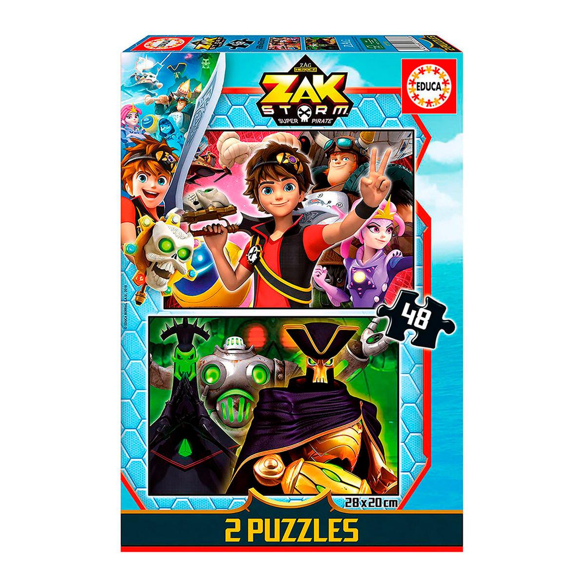 Educa Borrás - Zak Storm - Puzzle 2x48 Peças | PUZZLE até 49 pçs | Loja de  brinquedos e videojogos Online Toysrus