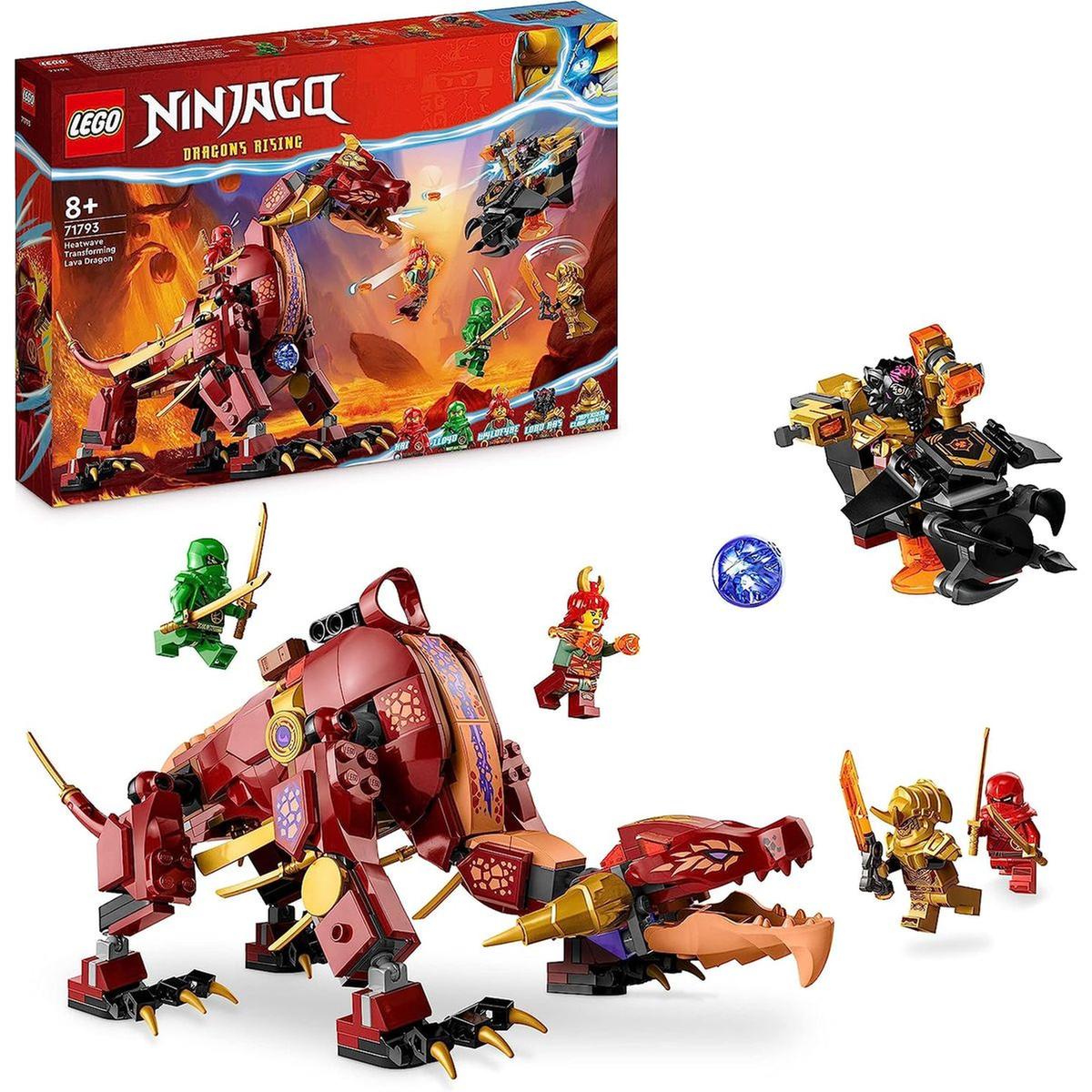 LEGO - Ninjago - Conjunto de brinquedo Dragão de Lava transformável Série  de Televisão Dragons Rising 71793 | LEGO NINJAGO | Loja de brinquedos e  videojogos Online Toysrus