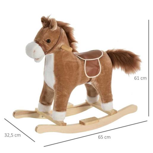 Homcom - Cavalo de balanço castanho | Cavalos de baloiço | Loja de  brinquedos e videojogos Online Toysrus