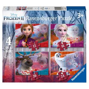 Ravensburger - Frozen - Pack 4 puzzles Frozen 2