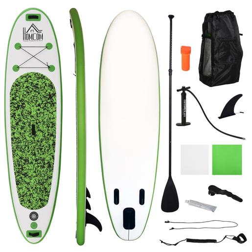 Homcom - Prancha de paddle surf insuflável Verde