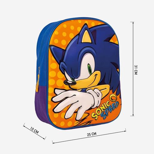 Mochila escolar multicolor do Sonic, tamanho padrão | Outras licenças |  Loja de brinquedos e videojogos Online Toysrus